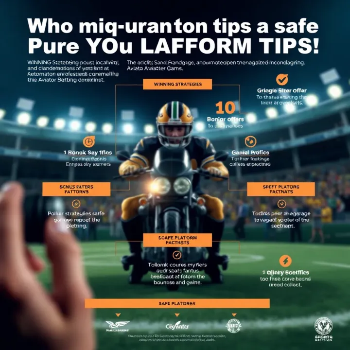 Detailed infographic illustrating winning strategies, bonus offers, and safe platform tips for aviator game players