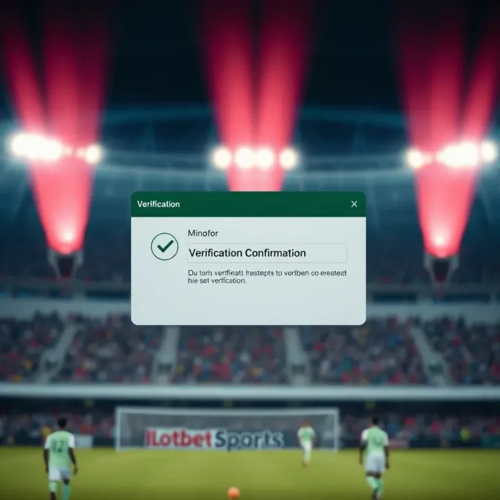 Illustration of verification confirmation on Ilotbet Sports platform