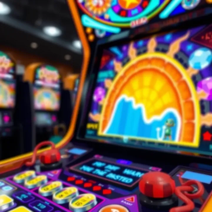 Colorful graphical representation of crash game interface with rising multiplier curve