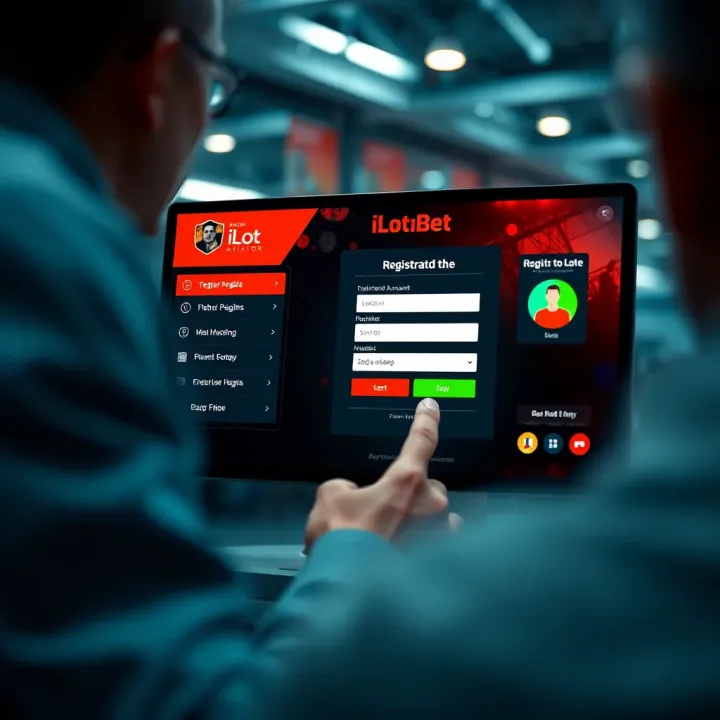 User entering registration details on iLotBet Aviator platform interface