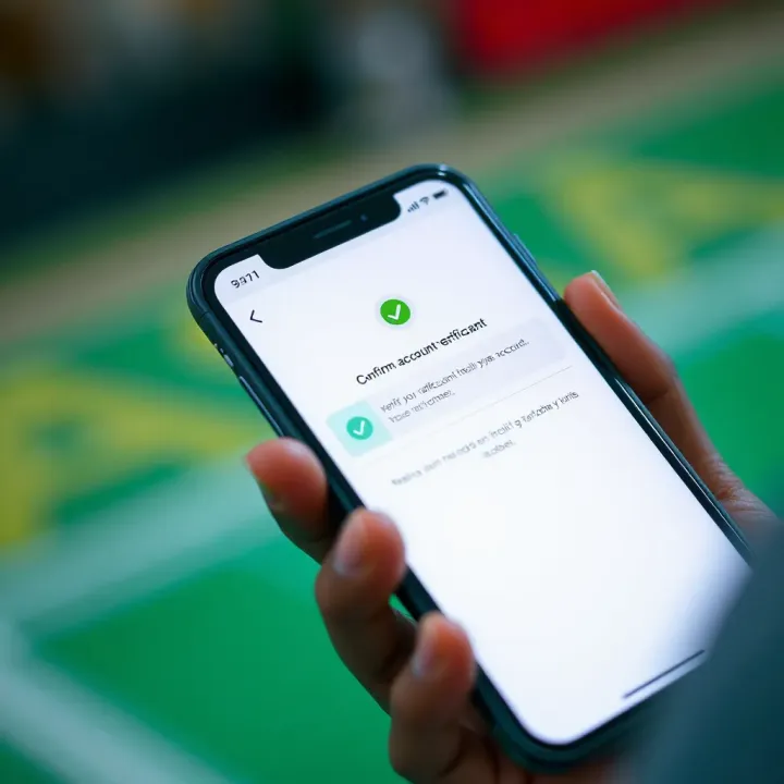 Verification confirmation on smartphone screen for iLotBet account