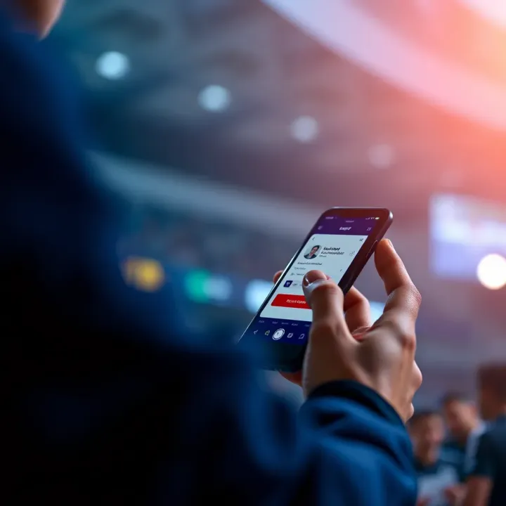 User verifying identity on a mobile device to regain access to betting account