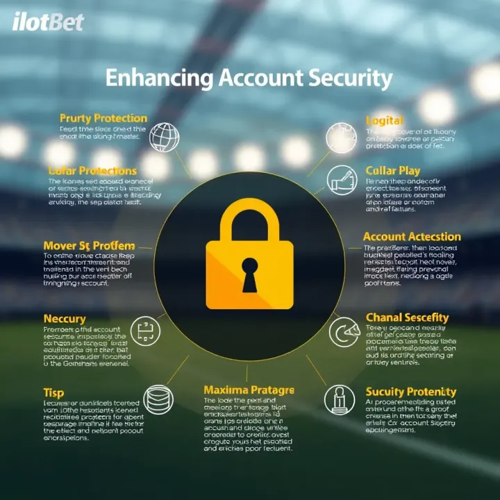 Enhancing Account Security on iLotBet Platform Graphic illustrating security features and account protection tips for iLotBet users