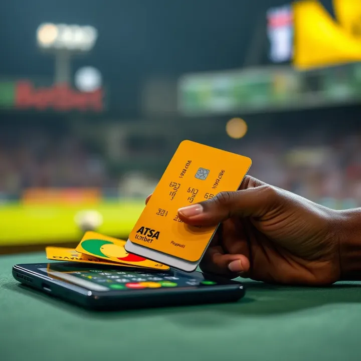 Visual representation of mobile payment options used for online betting in Nigeria
