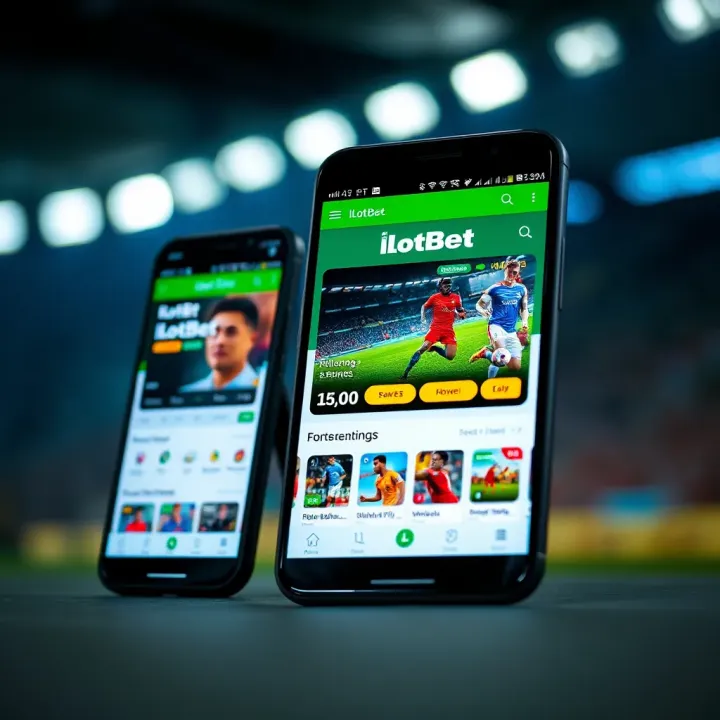 User interface showcasing IlotBet app store features optimized for Nigerian users