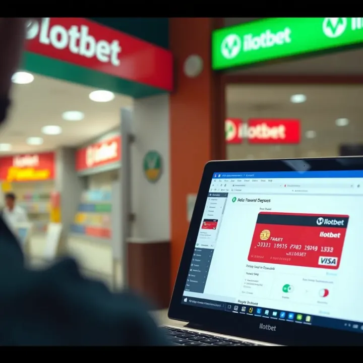 Screenshot showing a Nigerian bank's online interface for transferring money to an Ilotbet account