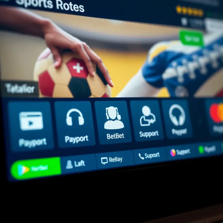 User interface of a Nigerian sports betting website with visible payment and support icons