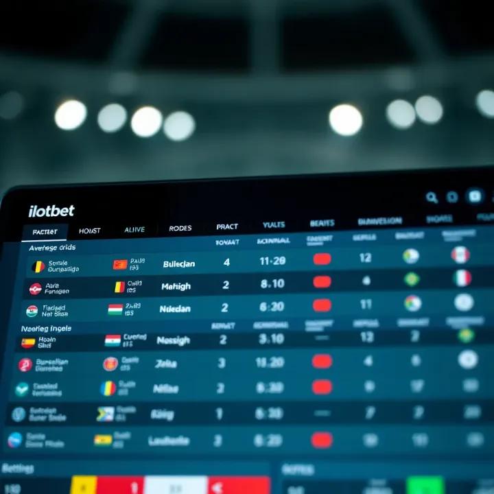 Screenshot of Ilotbet betting interface displaying odds for Bundesliga football matches