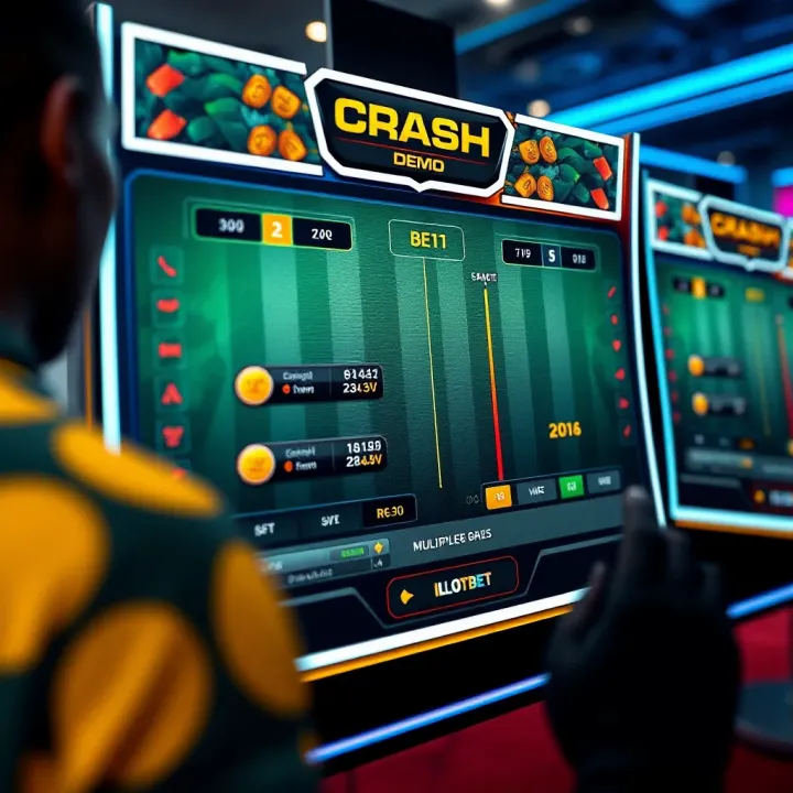 Ilotbet Crash Demo Gameplay Interface User interface of Ilotbet crash game demo showing gameplay with multiplier graph and betting options