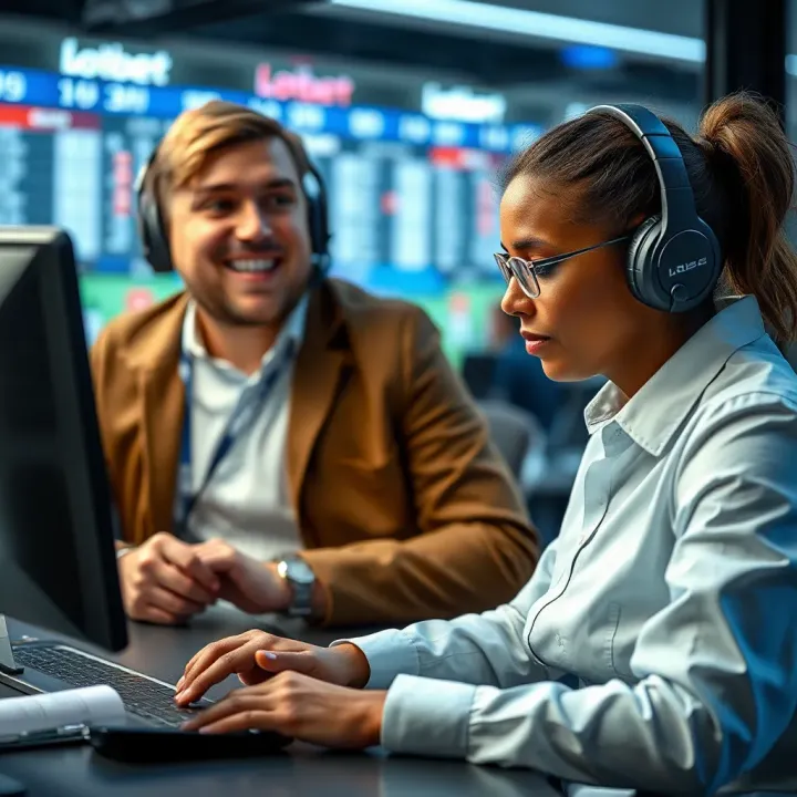Customer support representative assisting a user with bonus credit issues on Ilotbet platform