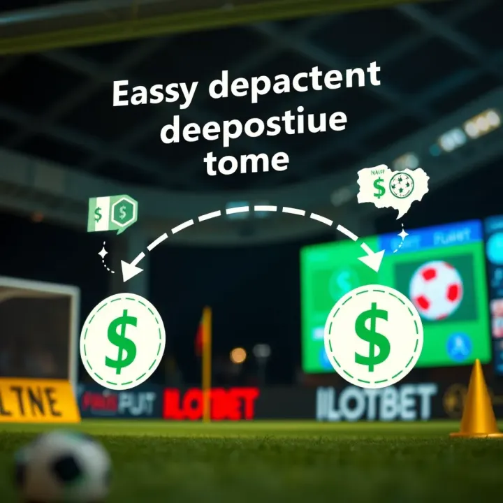 Graphic showing smooth flow of deposits and withdrawals with Nigerian Naira symbols and betting icons