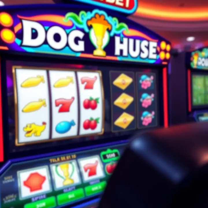 Screenshot of Ilotbet Dog House slot game interface showing colorful symbols and reels