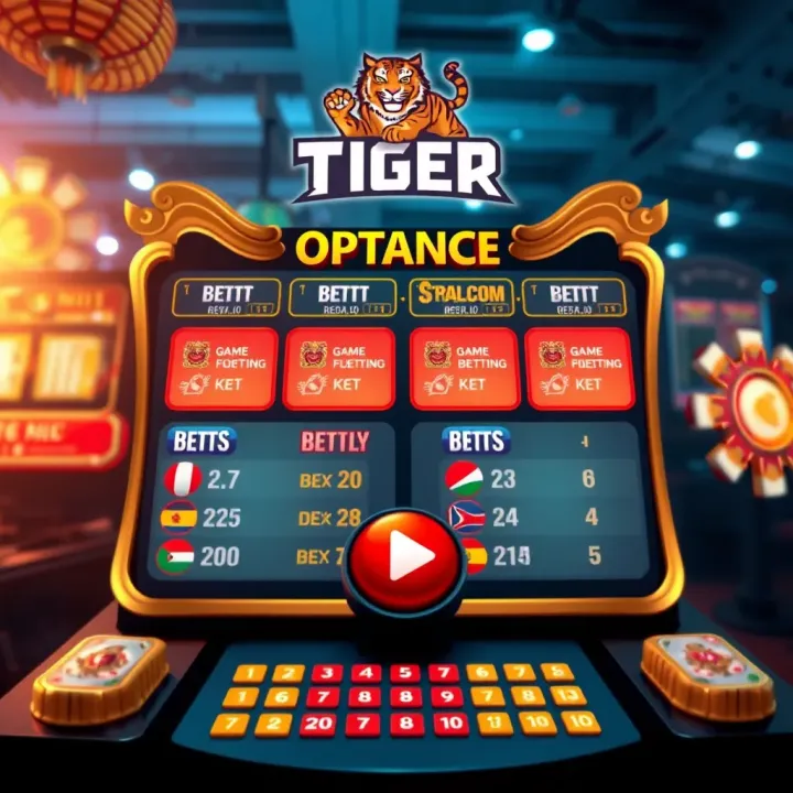 Illustration of Fortune Tiger game interface highlighting betting options and game mechanics