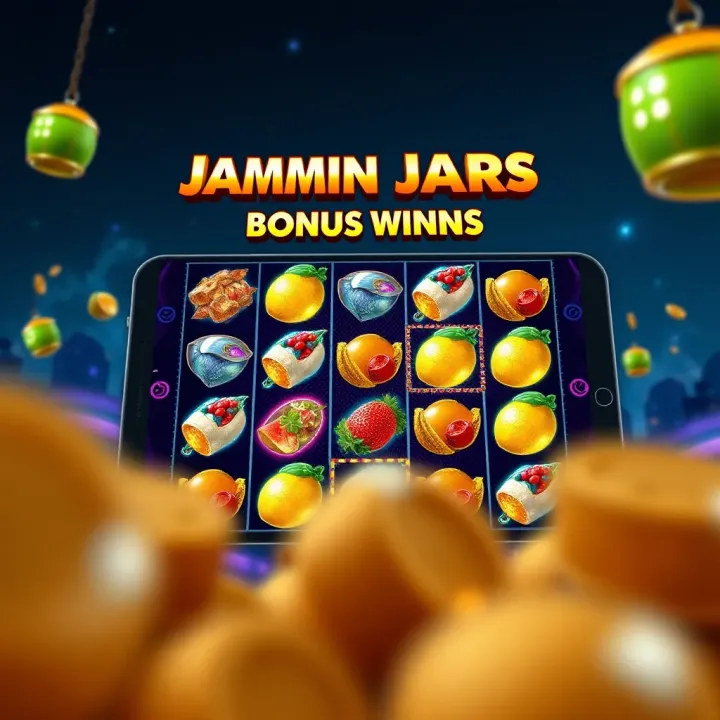 Bonus round screen showing cascading wins and multi-level multiplier effects