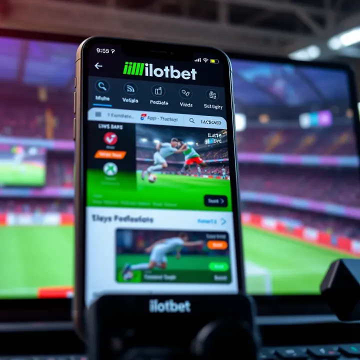 Screenshot showing live sports betting options on ilotbet app interface