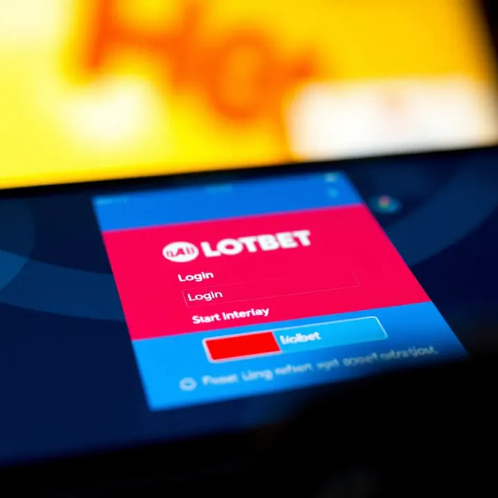 User interface showing Ilotbet login screen on a digital device