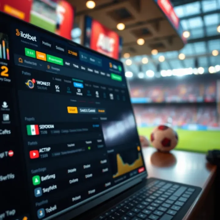 User interface showcasing various sports betting options on Ilotbet platform