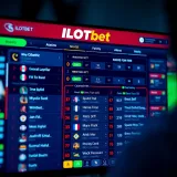 Virtual sports game interface on Ilotbet platform showing betting options and odds