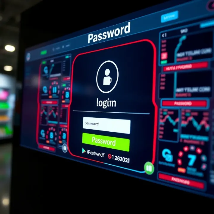 Secure login interface on a digital betting platform emphasizing password entry