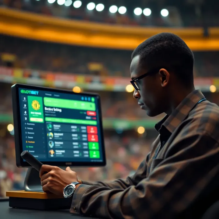 Enhancing Betting Experience with Live Scoreline Integration User interacting with sports betting platform featuring live scoreline integration